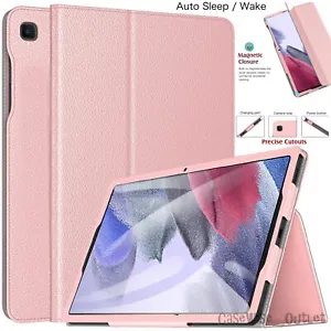 Premium Smart Stand Flip Case Cover for Samsung Galaxy Tab A7 Lite 8.7 T220 T225 - Picture 1 of 10