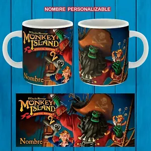 THE SECRET OF MONKEY ISLAND 2 TAZA CON NOMBRE PERSONALIZABLE VIDEOGAME MUG - Imagen 1 de 1