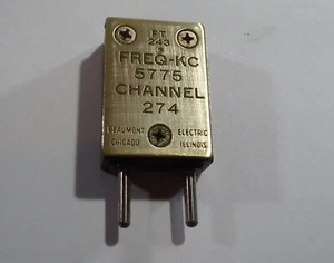 FT-243 Radio Crystal 5775 KHz - .093 Pins - Beaumont - Channel 274 - Zdjęcie 1 z 1