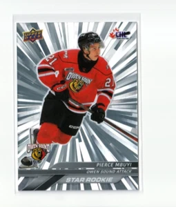 PIERCE MBUYI '24/25 Upper Deck CHL "Star Rookie" OUTBURST card #383 - Picture 1 of 1
