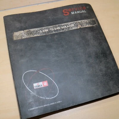 TEREX S TS-24B Pan Scraper Tractor Repair Shop Service Manual Overhaul book 1977 - Image 1 of 4