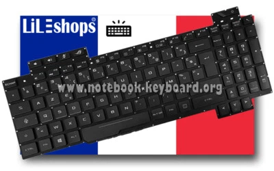 Clavier Français Original Pour Asus ROG Strix Scar GL703VD GL703VM Rétroéclairé
