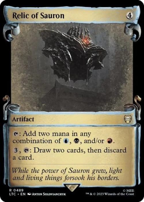 Relic of Sauron (Showcase Scrolls) -Foil Light Play MTG - Image 1 of 1