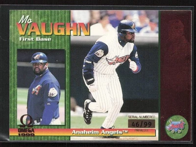 Pacific Omega Copper 1999 #/99 Mo Vaughn #9 Anaheim Angels Foto 1 de 2