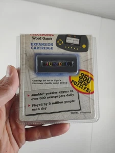 Jumble Electronic Word Game Expansion Cartridge Tiger Electronics Game New - Picture 1 of 2