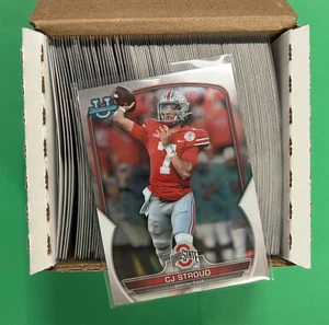 2022 BOWMAN UNIVERSITY CHROME FOOTBALL COMPLETE SET 1-100 - Picture 1 of 1