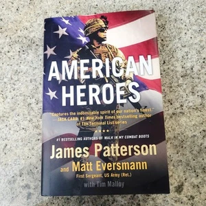 American Heroes James Patterson First Edition First Printing 2024 Hardcover - Picture 1 of 11