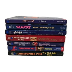 Lot Of 7 VTG Young Adult Suspense Horror Mystery Paperback Books Christopher... - Bild 1 von 12