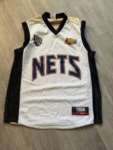 Vtg USA 2002 Jason Kidd #5 New Jersey Nets NBA Finals Jersey Majestic (Medium) - Picture 1 of 2