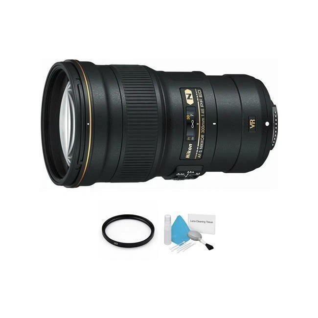 Nikon AF-S NIKKOR 300mm f/4E PF ED VR Lens + UV Filter & Cleaning Kit - Image 1 of 1