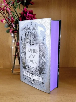 🆕️GOLDSBORO Empire of the Dawn Jay Kristoff SIGNED NUMBERED Sprayed Hardcover  - Image 1 of 4