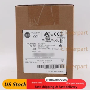 New In Box Sealed AB PowerFlex 4M 0.75kW 1HP AC Drive 22F-D2P5N103 US Free Tax - Picture 1 of 4