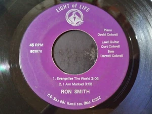 Ron Smith Self Titled VG- Original 45RPM Light of Life EP Record 1968 CINCINNATI - Picture 1 of 2