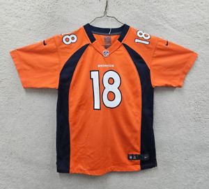 Nike Denver Broncos Peyton Manning #18 NFL Orange On Field Jersey Youth Sz XL