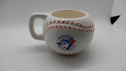 Toronto Blue Jays Vintage Coffee Cup Mug MLB Baseball Shaped 1989 Cover