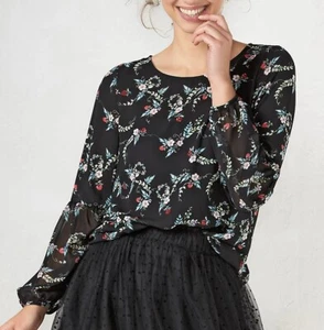 Disney x Lauren Conrad Collection by LC Snow White Peasant Top Size XS - Picture 1 of 10