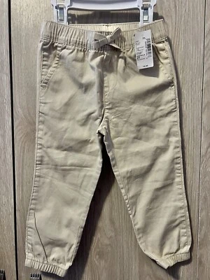 Pantalones elásticos caqui 2T The Children’s Place para niña pequeña Foto 1 de 4