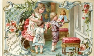 Tarjeta canjea victoriana Chocolate Suchard - Imagen 1 de 2