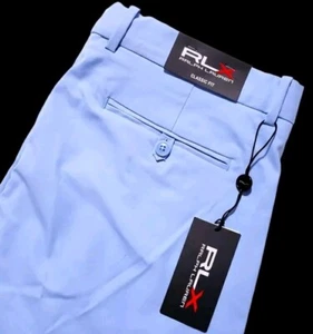 RLX Ralph Lauren Golf Heather Weight Cypress 34x32 Classic Fit Blue Pants $125 - Picture 1 of 10