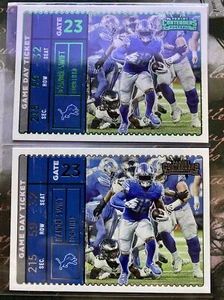 Boleto del Día del Juego Panini 2022 #GDT-DSW Dandre Swift Detroit Lions Emerald + Base - Imagen 1 de 5