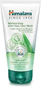 Himalaya Aloe Vera Face Wash, Without Soap, With cucumber, moisturizing 3 PACK - Picture 1 of 6