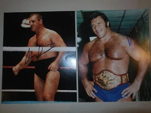 2 bruno sammartino signed 8x10 photos - Picture 1 of 12