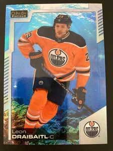 2020-21 O-Pee-Chee Platinum Aquamarine 2 Leon Draisaitl ed/499 - Bild 1 von 2