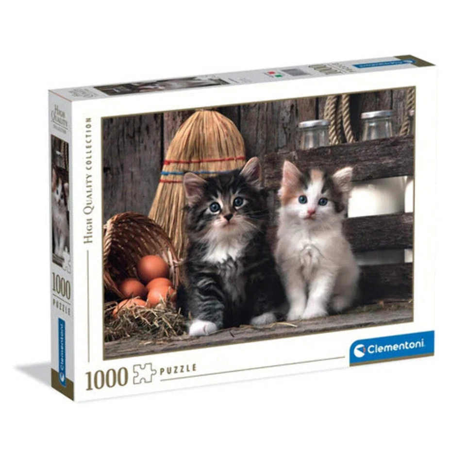 Clementoni Puzzle 1000 HQC Lovely Kittens 39340