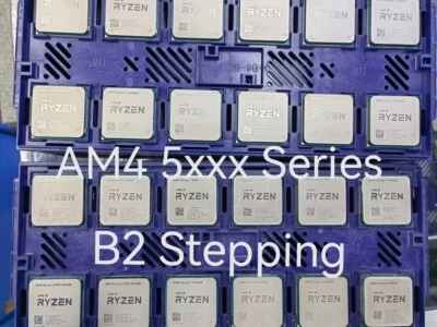 AMD R7 RYZEN 7 5800X 5700X  R5 5600X 5600G 5600 Processor AM4 B2 Stepping - Image 1 of 2