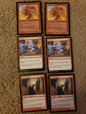 6 Mtg Nm/Lp Red 2x Ember Beast/ 2x Electrify/ 2x Erdwal Ripper
