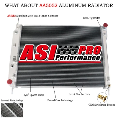 Radiador de aluminio de 3 filas para 08-15 Chevy Captiva Sport Saturn Vue V6 2.4 3.0 3.5L Foto 1 de 4