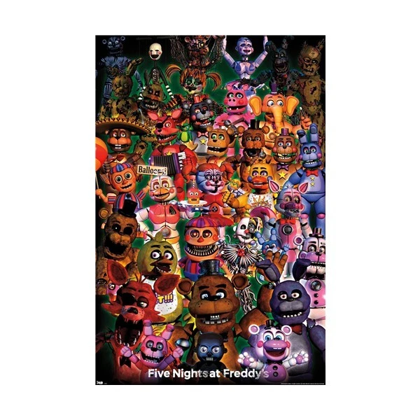 Trends International Five Nights at Freddy’s FNAF Ultimate Group Poster 22 X 34