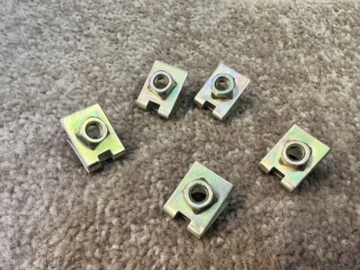 MG SPEED NUT CLIPS METAL WIRE SCREWS DASHBOARD DOOR PANEL SECURING - Image 1 of 4