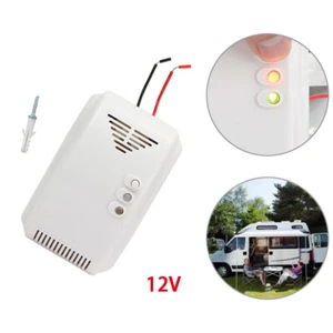 12V Gas Detector Sensor Alarm Propane Butane LPG Natural Motor Home Camper UK - Picture 1 of 13