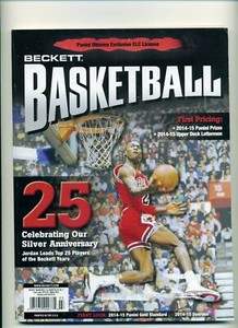 Beckett Basketball Magazine March 2015 #270 25th Anniversary Michael Jordan