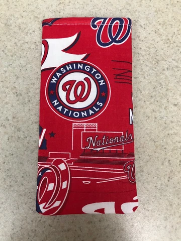Eyeglass / Sunglass Soft Fabric Case - Washington Nationals - Retro Style - MLB Cover