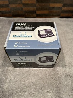 ClearSounds ClearRing Señalizador de anillo telefónico amplificado CR200 nuevo en caja Foto 1 de 4