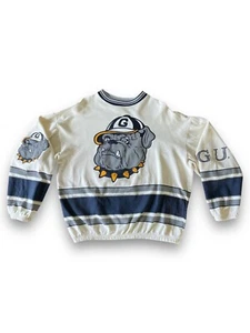 RARE Vintage Georgetown University Hoyas Crewneck Sweater Size XL - Picture 1 of 24