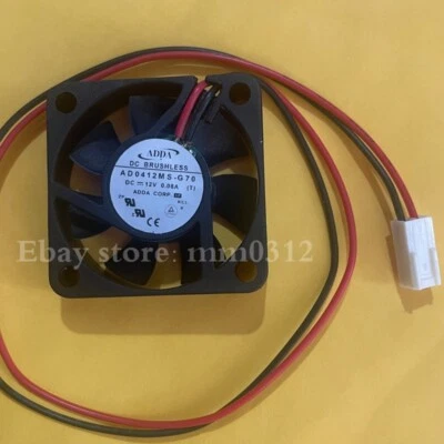 1pcs  ADDA AD0412MS-G70 DC12V 0.08A 4010 hydraulic bearing 4CM silent fan 2pin - Image 1 of 2