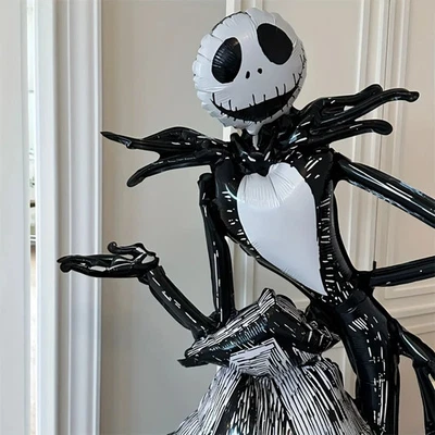 1pc New Skeleton Party Balloon Indoor Outdoor Halloween Decoration Balloons - Image 1 of 4