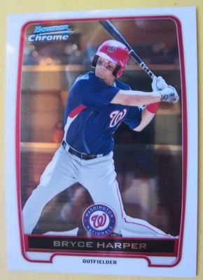 Bryce Harper 2012 Nacionales - Phillies Bowman Chrome Prospect #BCP-10 Foto 1 de 2