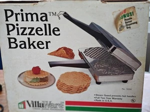 Villaware Prima Pizzelle Baker Italian 5000-NS Antihaft getestet und funktioniert - Bild 1 von 16