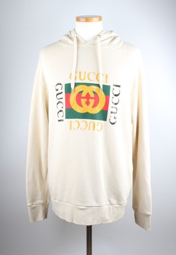 Gucci scatola logo vintage felpa con cappuccio 71394823