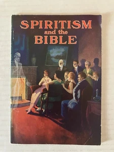 1941 Spiritism and The Bible by Carlyle B. Haynes Illustrated Paperback Booklet - Foto 1 di 8