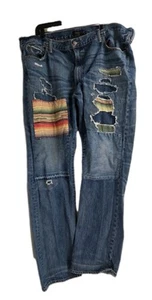 Polo Ralph Lauren Jeans Uomo 48x36 The Hampton Relaxed Dritto Patchwork... - Foto 1 di 14