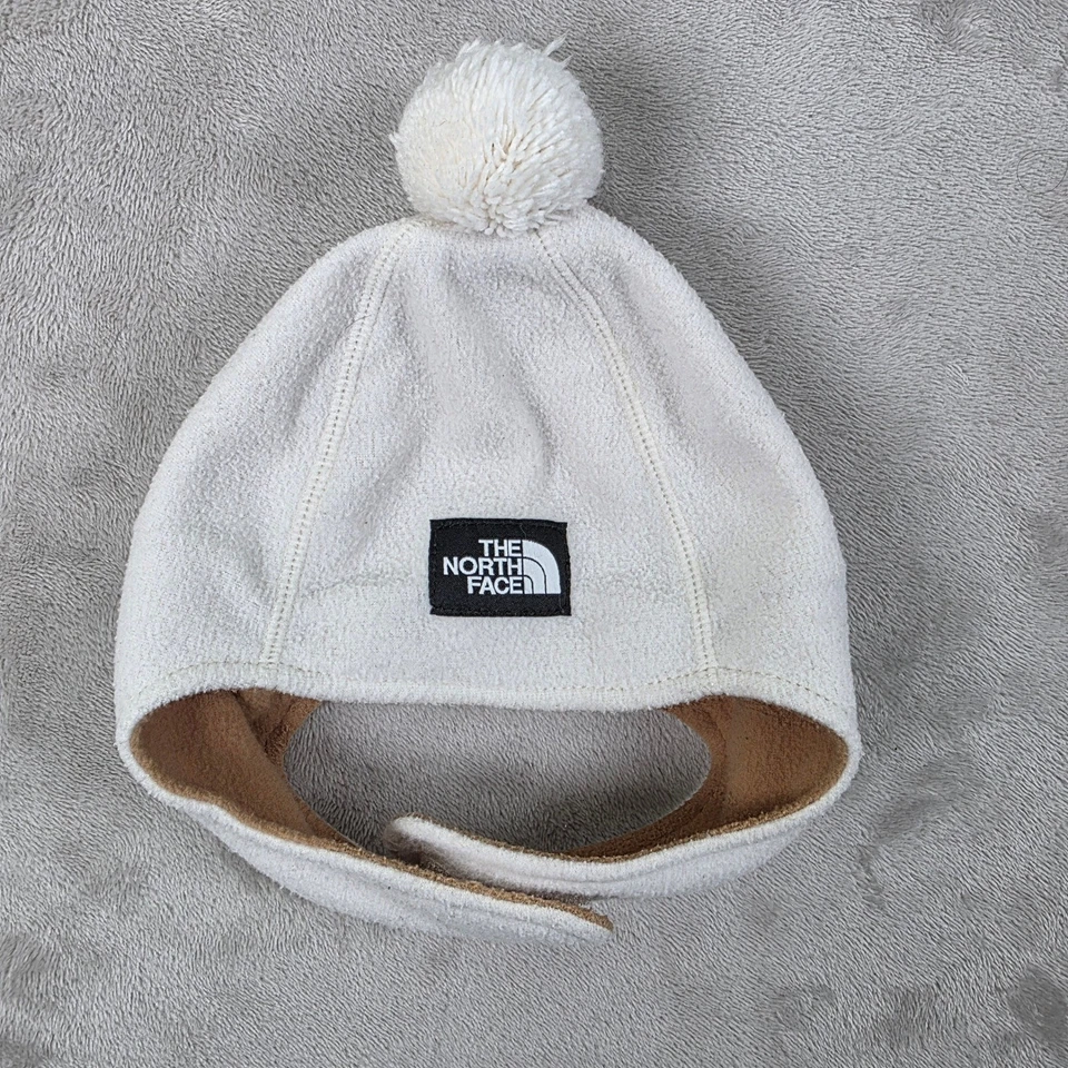 Gorro The North Face Glacier Blanco Vellón Oreja Solapa Bebé 6-24M Invierno Foto 1 de 4