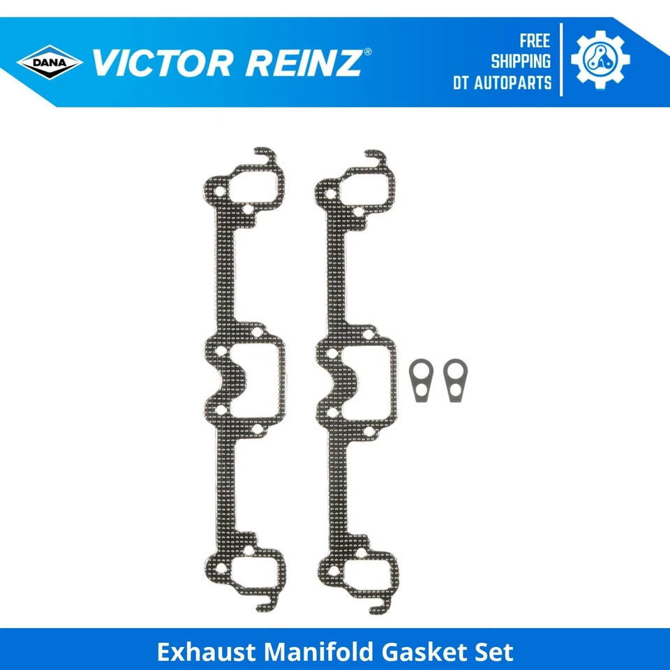 For 1974 Plymouth PB200 Van 5.9L V8 Exhaust Manifold Gasket Set Victor Reinz - Imagem 1 de 1