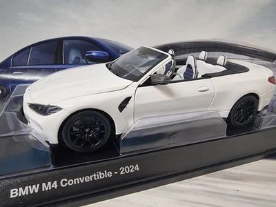 NEW MINICHAMPS BMW M4 G83 LCI ALPINE WHITE DIECAST MODEL SCALE 1:18 80435B6CBE2 - Image 1 of 4