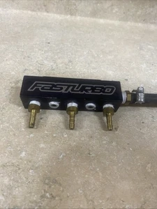 5 Port Vacuum Block Intake Manifold Kit Fuel Wastegate Turbo Boost 1/8NPT - Picture 1 of 5