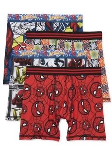Spiderman Boys Breathable Boxer Briefs Underwear 4-Pack NWT Medium (8) - Picture 1 of 14